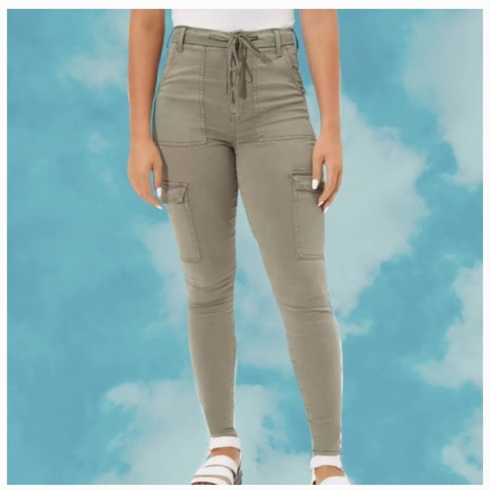 American Eagle Outfitters Olive Skinny Pants